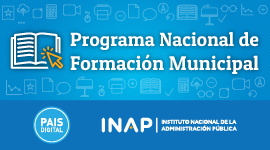 Banner Programa Nacional de Formación Municipal